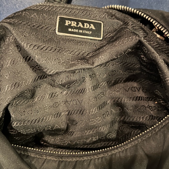Prada Small Zip Hobo Shoulder Bag Purse - Picture 5 of 7